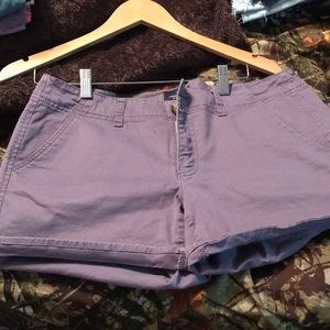 Purple American eagle shortie shorts